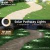 image:imageVOLISUN Solar Ground Lights Outdoor8 Pack Flat Solar Pathway LightsIP67 Waterproof Solar Powered Disc LightsLandscape Lighting for Garden Yard Walkway Patio DrivewayCool WhiteWhite