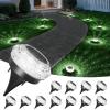 image:imageVOLISUN Solar Ground Lights Outdoor8 Pack Flat Solar Pathway LightsIP67 Waterproof Solar Powered Disc LightsLandscape Lighting for Garden Yard Walkway Patio DrivewayCool WhiteWhite