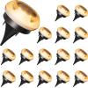 image:imageVOLISUN Mini Solar Pathway Lights Outdoor12 Pack Flat Solar Ground LightsIP65 Waterproof Solar Powered Disc LightsLandscape Lighting for Garden Yard Walkway Luces Patio DrivewayCool WhiteWarm White