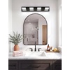 image:imageVOLISUN 3 Light Bathroom Vanity Light 24 inch Dimmable Bathroom Light Fixtures Over Mirror 5 Color Temperatures 180Rotatable Head Black LED Vanity Lights for BathroomsETL CertificatedBlack5CCT