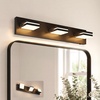 image:imageVOLISUN 3 Light Bathroom Vanity Light 24 inch Dimmable Bathroom Light Fixtures Over Mirror 5 Color Temperatures 180Rotatable Head Black LED Vanity Lights for BathroomsETL CertificatedBlack5CCT