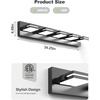 image:imageVOLISUN 3 Light Bathroom Vanity Light 24 inch Dimmable Bathroom Light Fixtures Over Mirror 5 Color Temperatures 180Rotatable Head Black LED Vanity Lights for BathroomsETL CertificatedBlack5CCT