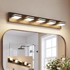 image:imageVOLISUN 3 Light Bathroom Vanity Light 24 inch Dimmable Bathroom Light Fixtures Over Mirror 5 Color Temperatures 180Rotatable Head Black LED Vanity Lights for BathroomsETL CertificatedBlack5CCT