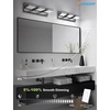 image:imageVOLISUN 3 Light Bathroom Vanity Light 24 inch Dimmable Bathroom Light Fixtures Over Mirror 5 Color Temperatures 180Rotatable Head Black LED Vanity Lights for BathroomsETL CertificatedBlack5CCT